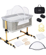 Baby Bassinet Bedside Sleeper Portable Baby Crib Bassinet Adjustable - $1,639.71 MXN Baby Bassinet Bedside Sleeper Portable Baby Crib Bassinet Adjustable - $1,639.71 MXN