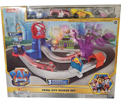 Paw Patrol The Movie True Metal Liberty Total City Rescue Track Set NEW - $42.90