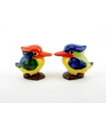 Vintage Japan Salt and Pepper Shakers, Cute, Colorful Hand Painted Ceram... - £31.25 GBP
