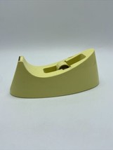 Scotch Model C15 Vintage Tape Dispenser Light Pale Yellow Weighted - £13.20 GBP
