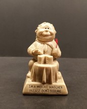 Russ Berrie 1970 USA “I’m a weight watcher please don’t feed me” Figurine - £10.29 GBP