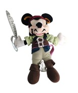 Disney Parks Pirates of the Caribbean Captain Jack Sparrow Mickey Mouse ... - $378.57 MXN