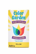 Color Garden Pure Natural Food Colors Yellow 5 (6 gram) single-use packets - $16.11