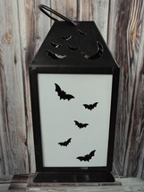 Halloween Black &amp; White Witch w/ Bats Light Up Lantern - €11,01 EUR
