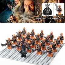 21pcs The Lord of the Rings Minifigures Mouth of Sauron Leader Mordor Orc Army - £25.95 GBP