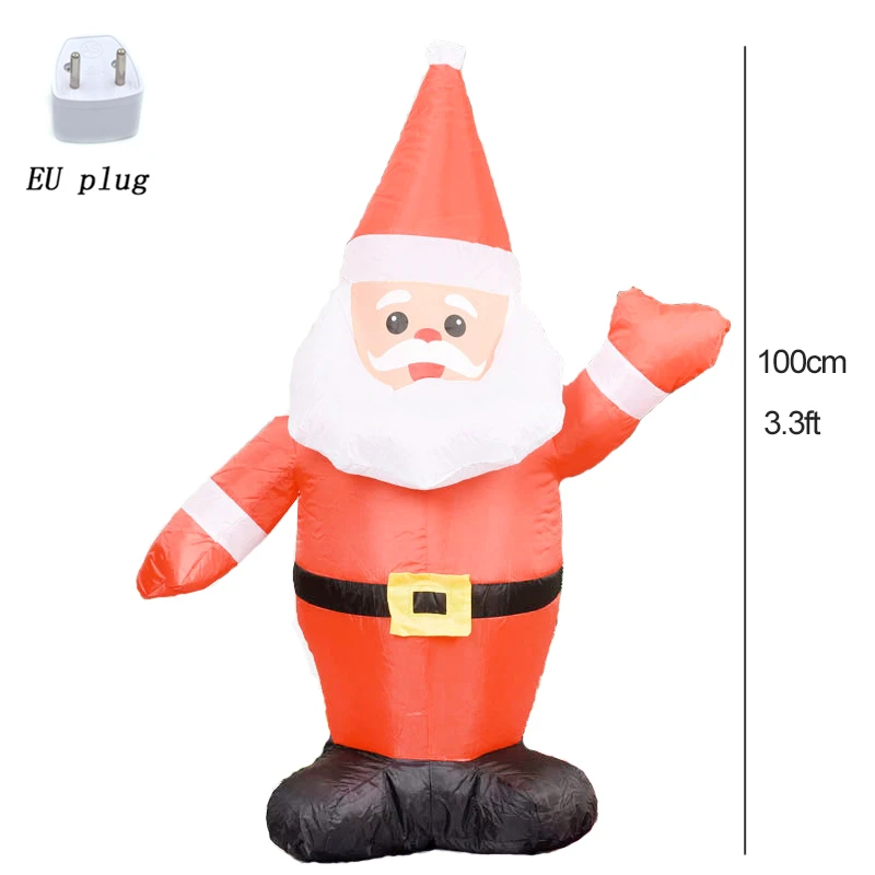 Stretch up and down Outdoor Inflatable Climbing Chimney Santa Claus LED Lighted  - £98.11 GBP