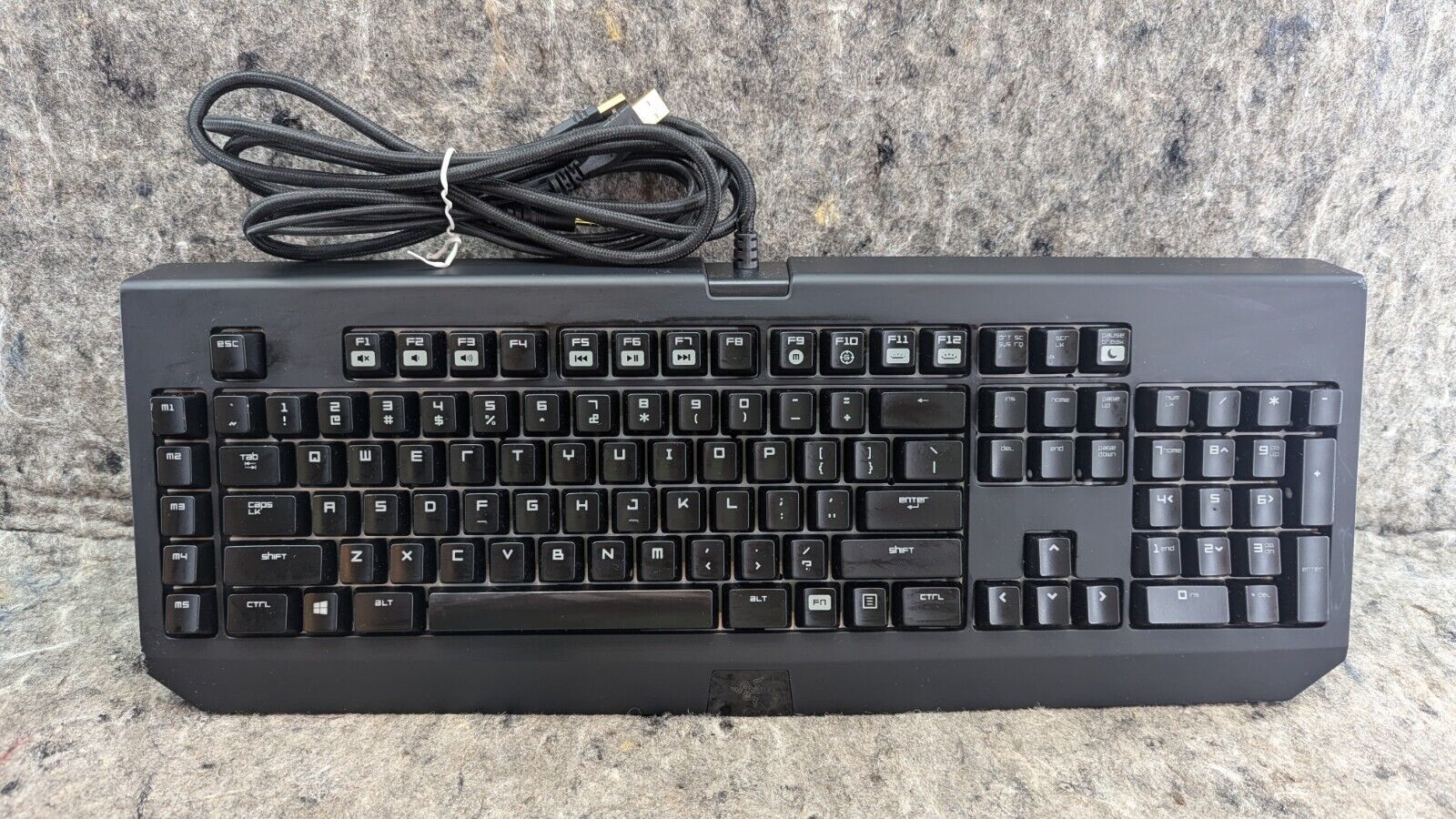 Works Razor Black Widow Chroma Switch Gaming Keyboard Model RZ03-0122 ...