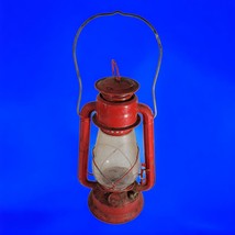 Vintage 12&quot; Red Dietz Lantern Junior No 20 Candle Lamp Lantern Hong Kong... - $19.40