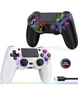 Double Shock 2 Pack for PS4 Controller, Wireless Controller for PS4/Pro/... - $732.21 MXN