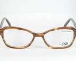 OGI Kinder OK 312 1555 Braune Bernstein Tiger Brille Brillengestell 47-1... - $75.81
