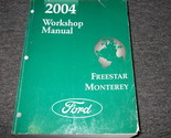 2004 Ford Freestar Mercury Monterey Van Service Réparation Atelier Manue... - $89.98