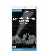 100 BCW Current/Modern Comic Bags - $306.98 MXN