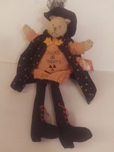 Russ Halloween Spellbound Bear Long Legs 12&quot; Tall Mint With All Tags - £15.73 GBP