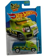 2014 Hot Wheels #43 HW City-HW Rescue RAPID RESPONSE Green Variant w/Chr... - $4.57