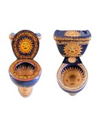 Mexican Talavera Ceramic Toilet Hand Painted - Sol Alegre - - €1.032,90 EUR