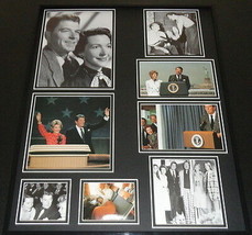 Ronald Reagan &amp; Nancy Reagan Framed 16x20 Photo Collage - $79.19