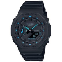 Men&#39;s Watch Casio GA-2100-1A2ER Digital Analogue Black (S9902672) - £107.24 GBP