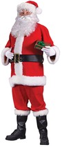 Fun World Plus Size Flannel Santa Suit X Large (50-54) - £73.71 GBP