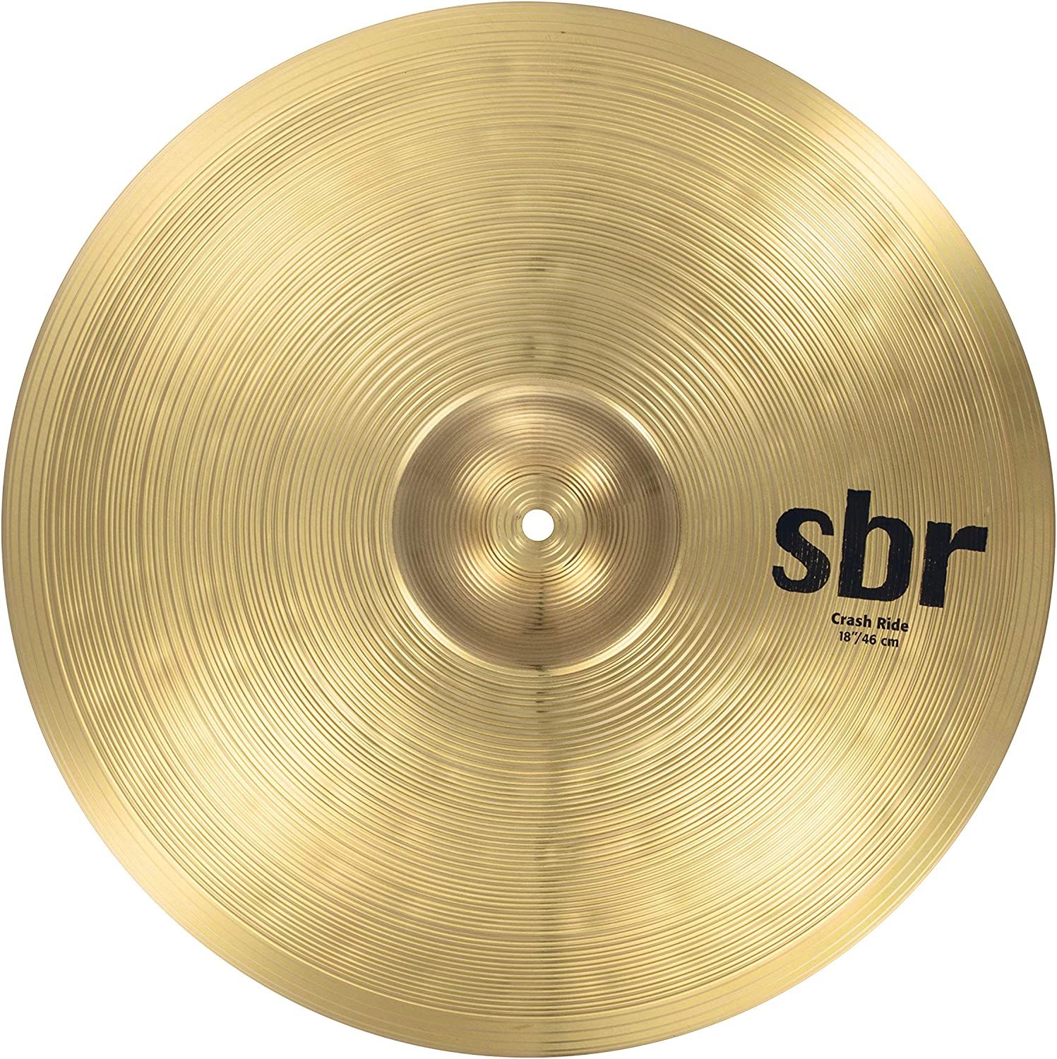 Crash/Ride Cymbal, 18-Inch, Sabian Sbr1811 Sbr Series Pure Brass. - $133.94