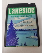 Mel Tillis Live Houston Texas Lakeside 1975 8 Track Tape - £7.40 GBP