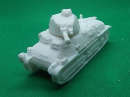 1/56 scale - French Somua S35 tank with German cupola, World War Two, 3D printed - £7.96 GBP