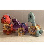 Dino Ranch: Blitz + Tango + Clover 6&quot; Dinosaur Plush Set Stuffed Animal ... - £22.30 GBP