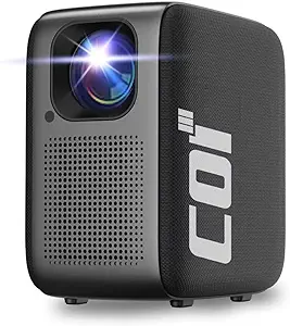 Outdoor Projector, 1080P Wifi Bluetooth Projector, 4K Projector With And... - $368.99