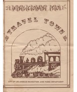 Travel Town Griffith Park Los Angeles brochure handout circa 1980s - $20.50 CAD