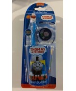 Thomas &amp; Friends Brush Buddies Blue 3 Pcs Toothbrush Set Brand New IB: #... - $15.72