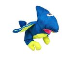 FISHER PRICE VINTAGE 1992 DINO-ROARS BLUE NYLON STUFFED ANIMAL PLUSH TOY - $38.00