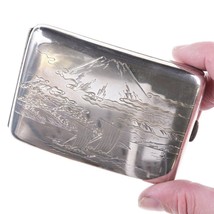 1940&#39;s Japanese Hand Engraved 950 Silver case kl - $346.50