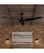 Industrial Ceiling Fan Commercial Outdoor Indoor 60&quot; With Remote Control... - $137.86