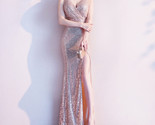 Rose gold sequin dress 1 thumb155 crop