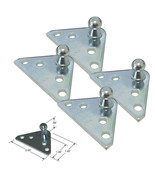 Gordon Glass® GPB19 - 10MM Ball Stud Bracket for Gas Prop/Strut - Pack of 4 - $19.58 CAD