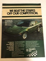 1976 Triumph TR7 Car Vintage Print Ad pa7 - $12.86