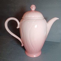 1980&#39;s Mikasa Larry Laslo Spring HIBISCUS Pink #FT125 Coffee Pot Tea Japan 5 Cup - £76.80 GBP