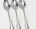 Oneida Arbor Rose True Rose Teaspoons 6&quot; Stainless  Lot of 3 - $6.85