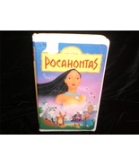 VHS Disney's Pocahontas 1995 Mel Gibson, Linda Hunt, Christian Bale,Irene Bedard - $7.00