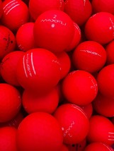 15 Red Matte Finish Max Fli Near Mint Soft-Fli AAAA Golf Balls.. - £15.18 GBP