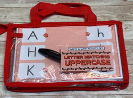 Busy bag - Write &amp; Wipe Activity Set - Letter Matching Uppercase - Learning  - £20.88 GBP