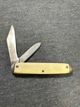 Vintage USA Novelty Pocket Knife 2 Blades Celluloid Handle - $11.88