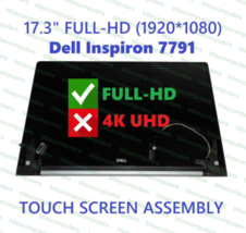 Dell Inspiron 17 7791 I7791 Screen 17.3&quot; FHD LCD Touch Display CJC69 0CJC69 - $232.82