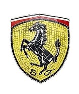 Sign Ferrari Scuderia Emblem Wall Plaque Looks like Mosaic - $353.32 CAD