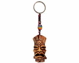 Gypsy Daze Smokes Rising Sun Polynesian Tiki Head 3D Figurine Keychain Multicolo - £10.41 GBP