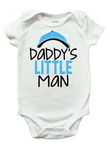 Daddy&#39;s Little Man Shirt, Daddys Little Man Bodysuit, Daddy&#39;s Little Man Romper - £9.48 GBP+