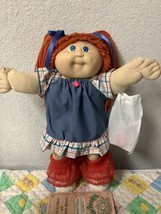 Vintage Cabbage Patch Kid Girl Red Hair Blue Eyes Head Mold #3 OK Factory 1985 - £153.33 GBP