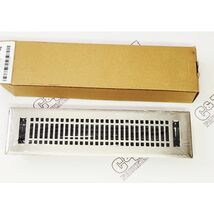 Signature Hardware 226188 Contemporary Steel Floor Register - Brushed Ni... - $12.90