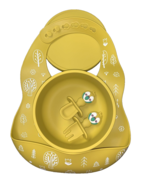 Bimbly Silicone tableware for kids. 5PC Yellow. - $10.75 CAD
