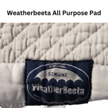 Weatherbeeta All Purpose Saddle Pad White Black Binding Ugly Greatness USED image 3