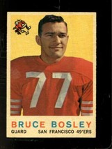 1959 Topps #166 Bruce Bosley Exmt (Rc) 49ERS Nicely Centered *X87307 - £4.82 GBP